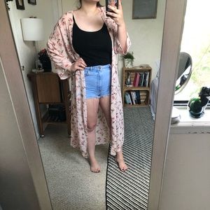 forever 21 chiffon cardigan